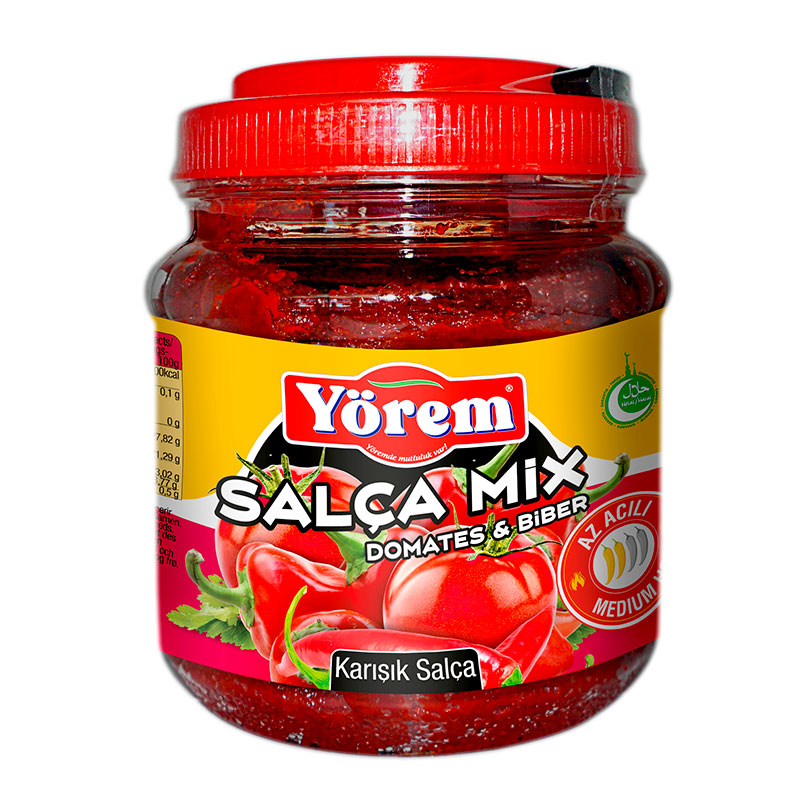 Yörem Karisik Salca - Mix aus Paprikamark und Tomatenmark