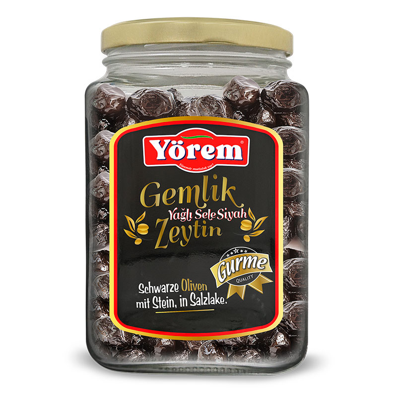 Yörem Gemlik Yağlı Siyah Zeytin | Schwarze Oliven , Oliven